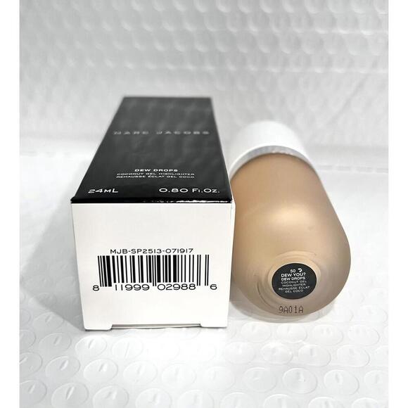 Marc Jacobs Dew Drops Coconut Gel Highlighter 50 Dew You? Golden Peach Full Size - Picture 3 of 5